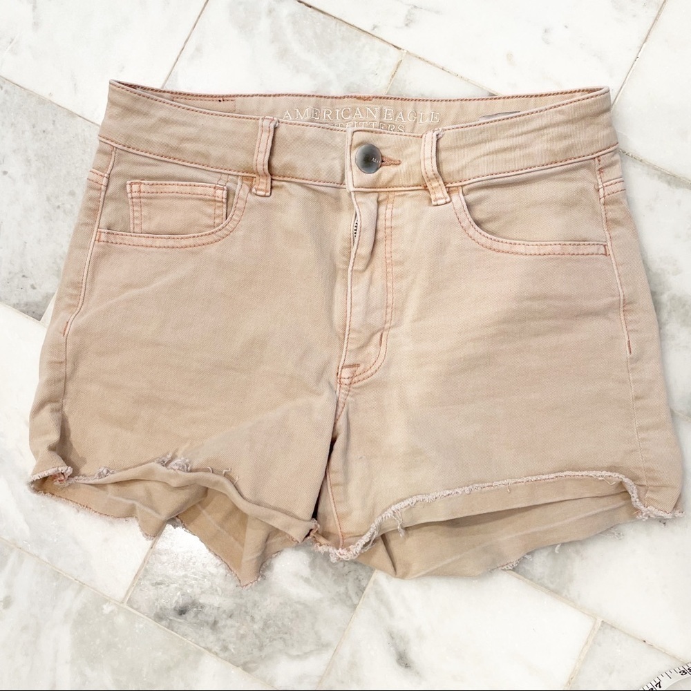 AEO hi rise shorts